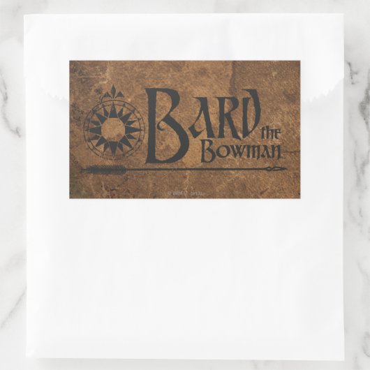 BARD DE BOWMAN™ RECHTHOEKIGE STICKER (Tas)