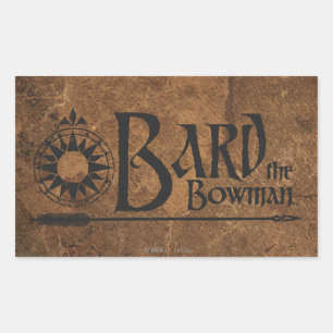 BARD DE BOWMAN™ RECHTHOEKIGE STICKER