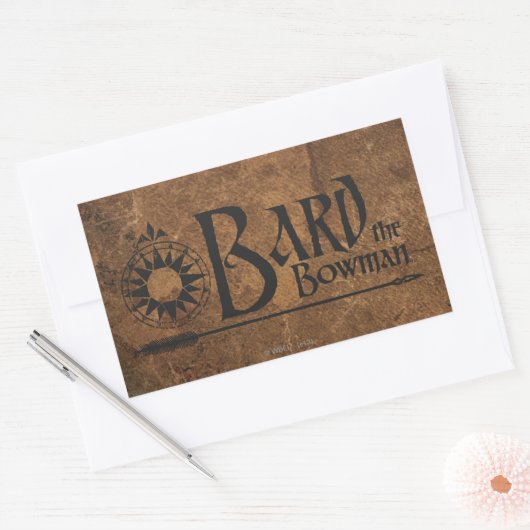 BARD DE BOWMAN™ RECHTHOEKIGE STICKER (Envelop)