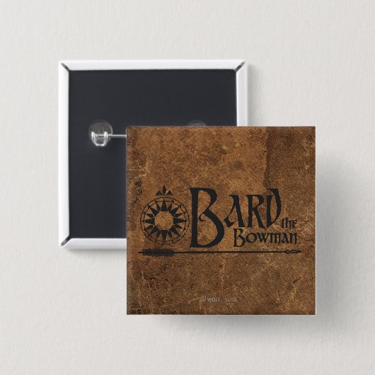 BARD DE BOWMAN™ VIERKANTE BUTTON 5,1 CM (Voorkant /achterkant)