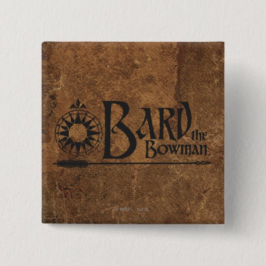 BARD DE BOWMAN™ VIERKANTE BUTTON 5,1 CM (Voorkant)