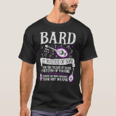 BARD, DE MASTER VAN SONG - Dungeons & Dragons T-shirt (Voorkant)