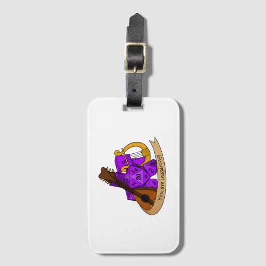 Bard Dice Design Bagagelabel (Voorkant (verticaal))