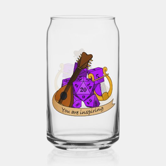 Bard Dice Design Blikvorm Glas (Voorkant)