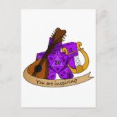 Bard Dice Design Briefkaart (Voorkant)