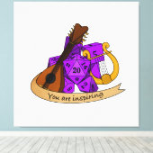 Bard Dice Design Canvas Afdruk (Insitu (Houten vloer))