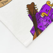 Bard Dice Design Fleece Deken (Hoek)