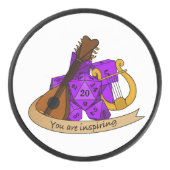 Bard Dice Design Hockey Puck (Voorkant)
