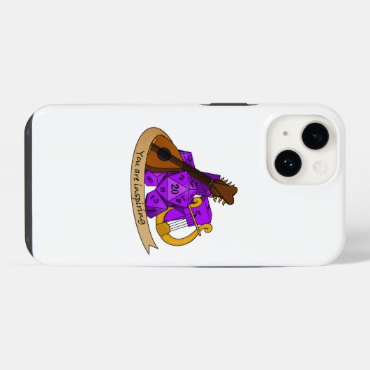 Bard Dice Design iPhone Hoesje (Achterkant horizontaal)