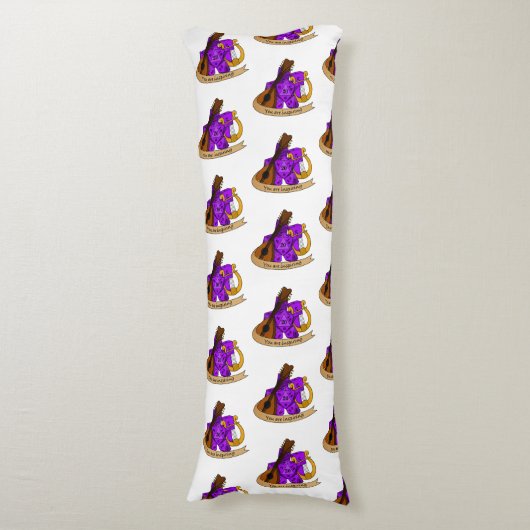 Bard Dice Design Lichaamskussen (Voorkant Verticaal)