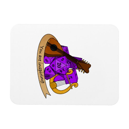 Bard Dice Design Magneet (Horizontaal)