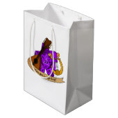 Bard Dice Design Medium Cadeauzakje (Achterkant Gekanteld)