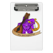 Bard Dice Design Mini Klembord (Voorkant)