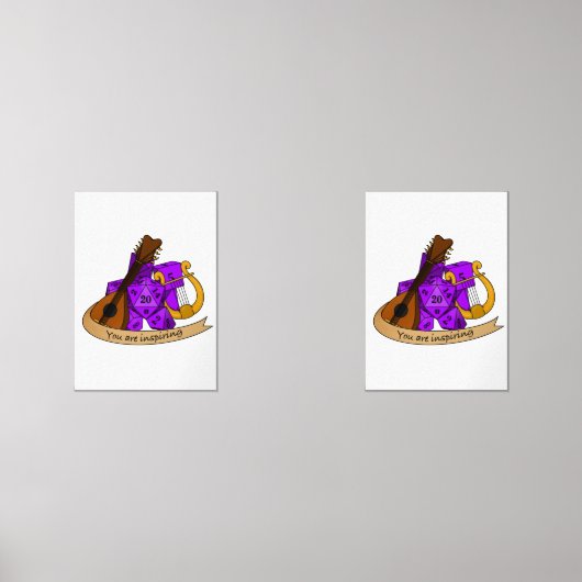 Bard Dice Design Muurkunst Sets (Voorkant)