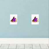 Bard Dice Design Muurkunst Sets (Houten vloer)