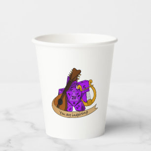 Bard Dice Design Papieren Bekers