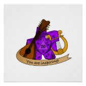 Bard Dice Design Perfect Poster (Voorkant)