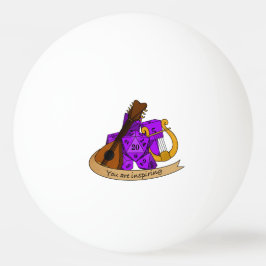 Bard Dice Design Pingpongbal