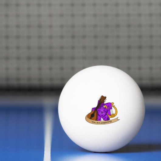 Bard Dice Design Pingpongbal (Net)