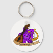 Bard Dice Design Sleutelhanger (Achterkant)