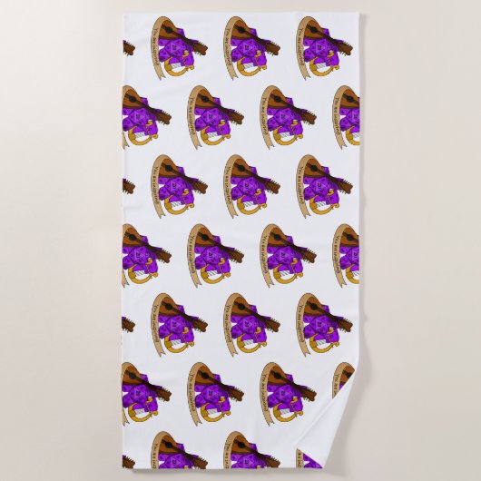 Bard Dice Design Strandlaken (Voorkant)