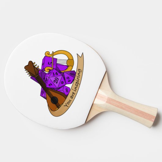 Bard Dice Design Tafeltennisbatje (Zijkant)