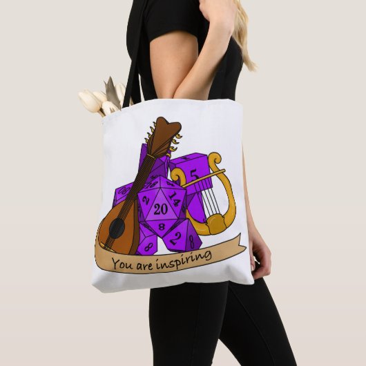 Bard Dice Design Tote Bag (Dichtbij)