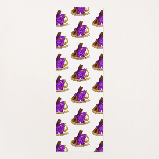 Bard Dice Design Yogamat (Voorkant)