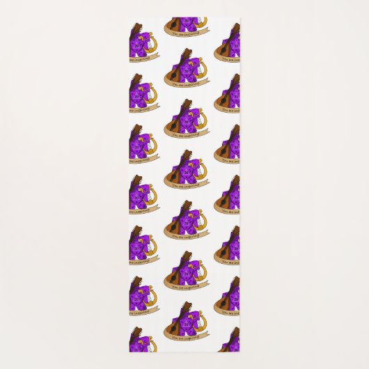 Bard Dice Design Yogamat (Achterkant)