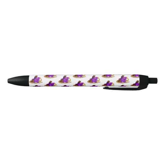 Bard Dice Design Zwarte Inkt Pen (Bodem)
