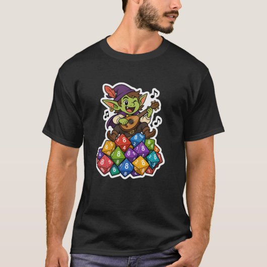 Bard Dice Goblin T-shirt (Voorkant)