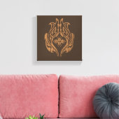 BARD HET BOWMAN™-symbool Canvas Afdruk (Insitu (Woonkamer))