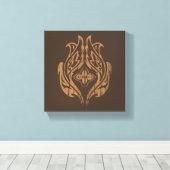 BARD HET BOWMAN™-symbool Canvas Afdruk (Insitu (Houten vloer))