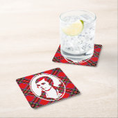 Bard Robbie Burns van Tartan Scotland Kartonnen Onderzetters (Insitu)