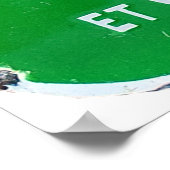 Bardahl Oil,  enamelteken. Poster (Hoek)