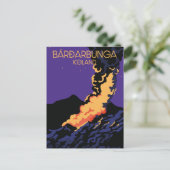 Bárðarbunga, ijslandse reisposter. briefkaart (Staand voorkant)