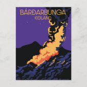 Bárðarbunga, ijslandse reisposter. briefkaart (Voorkant)