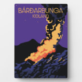 Bárðarbunga, reisposter van IJsland. Fotoplaat (voorkant)
