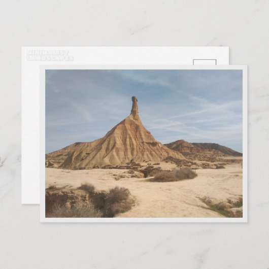 Bardenas Reales (Spanje) Briefkaart (Voorkant / Achterkant)