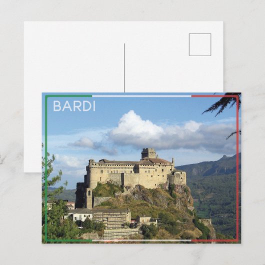 Bardi - Bardi Castle - Italië Briefkaart (Voorkant / Achterkant)