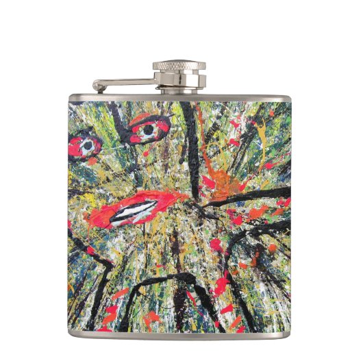 Bardinart Cat Flask. Heupfles (Voorkant)