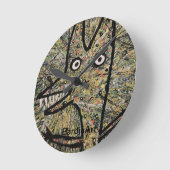 BardinArt Clock "Not Headlights" Ronde Klok (Hoek)