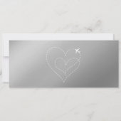 Barding Pass Destination Wedding QR code Kaart (Achterkant)