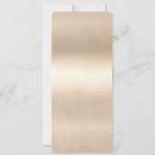 Barding Pass Plane Ticket Destination Wedding Kaart (Achterkant)