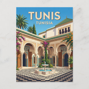 Bardo Paleis Tunesië Briefkaart