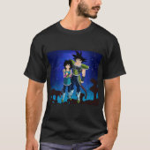 Bardock en gine t-shirt (Voorkant)
