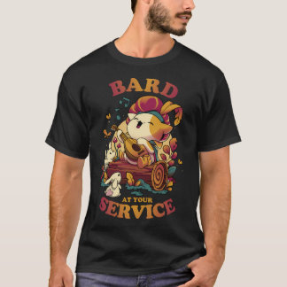 Bard'S Call - Schattige Kat Gamer T-shirt