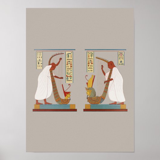 Bards van Ramses III Oude Egypte Poster (Voorkant)