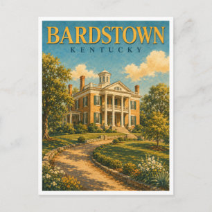 Bardstown Kentucky Federal Hill GeoSaga Briefkaart