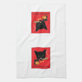 Bardstown, KY Bourbon Cat met Sigar - Handdoek (Verticaal)